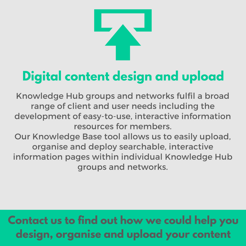 digital content design and upload use our knowledge base tool to develop an easy to use resource