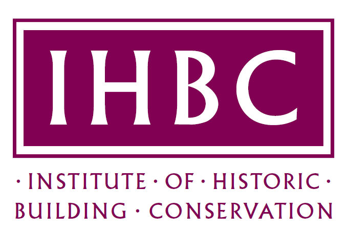 white text reading 'IHBC' with purple background