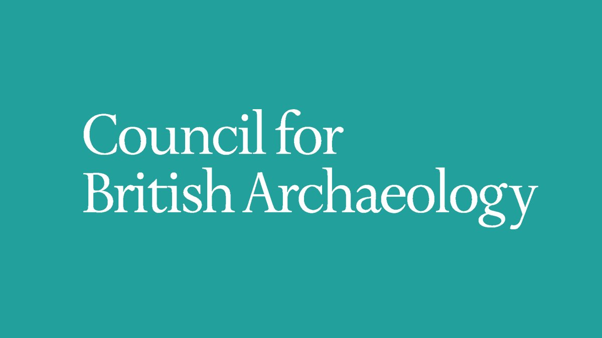 A teal rectangle background with the words 'Council for British Archaeology' written in white text.