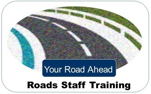 Your Road Ahead: Roads Staff Training Logo