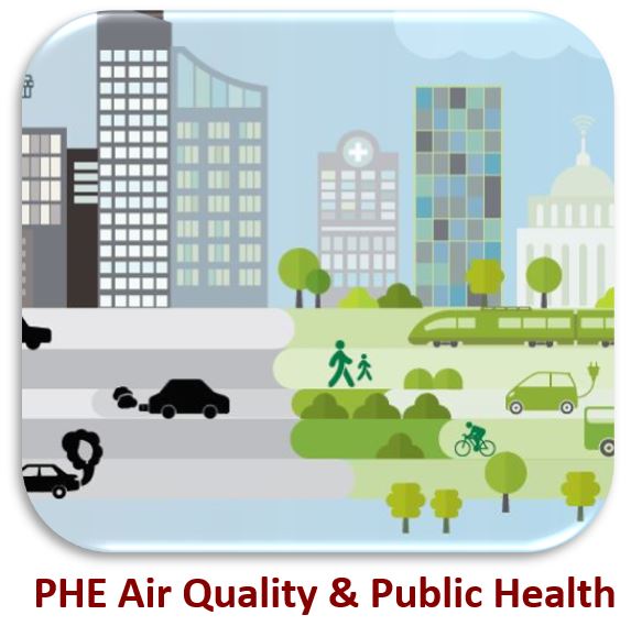PHE Air Quality and Public Health Logo