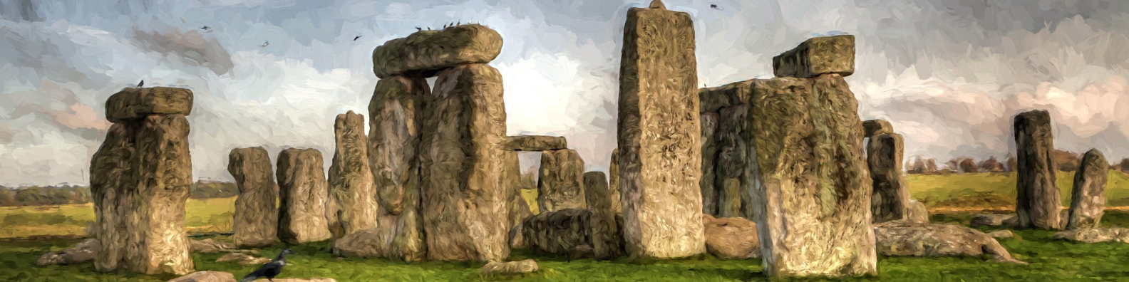 painting of stonehenge